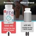 Liposomal Palmitoylethanolamide 1000 mg + Luteolin 100 mg, Micronized Pea 99% Highly Purified - Enhanced Absorption and Bioavailability, 240 Softgels 6