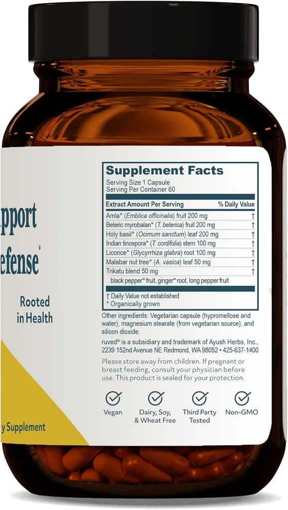 RUVED Flucomune Unbeatable Immune System Support, 60 capsules 3