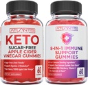 Atlantis Nutrition 8-in-1 Immune Support 60 Gummies + Sugar Free Keto Apple Cider Vinegar 60 Gummies 2