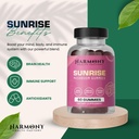 SUNRISE 10x Potency Mushroom Supplement Gummies for Energy, Mood and Immune Support with Organic Lion's Mane, Cordyceps, Reishi, Chaga and Turkey Tail Nootropic Adaptogenic Raspberry Flavor 60 Count 3