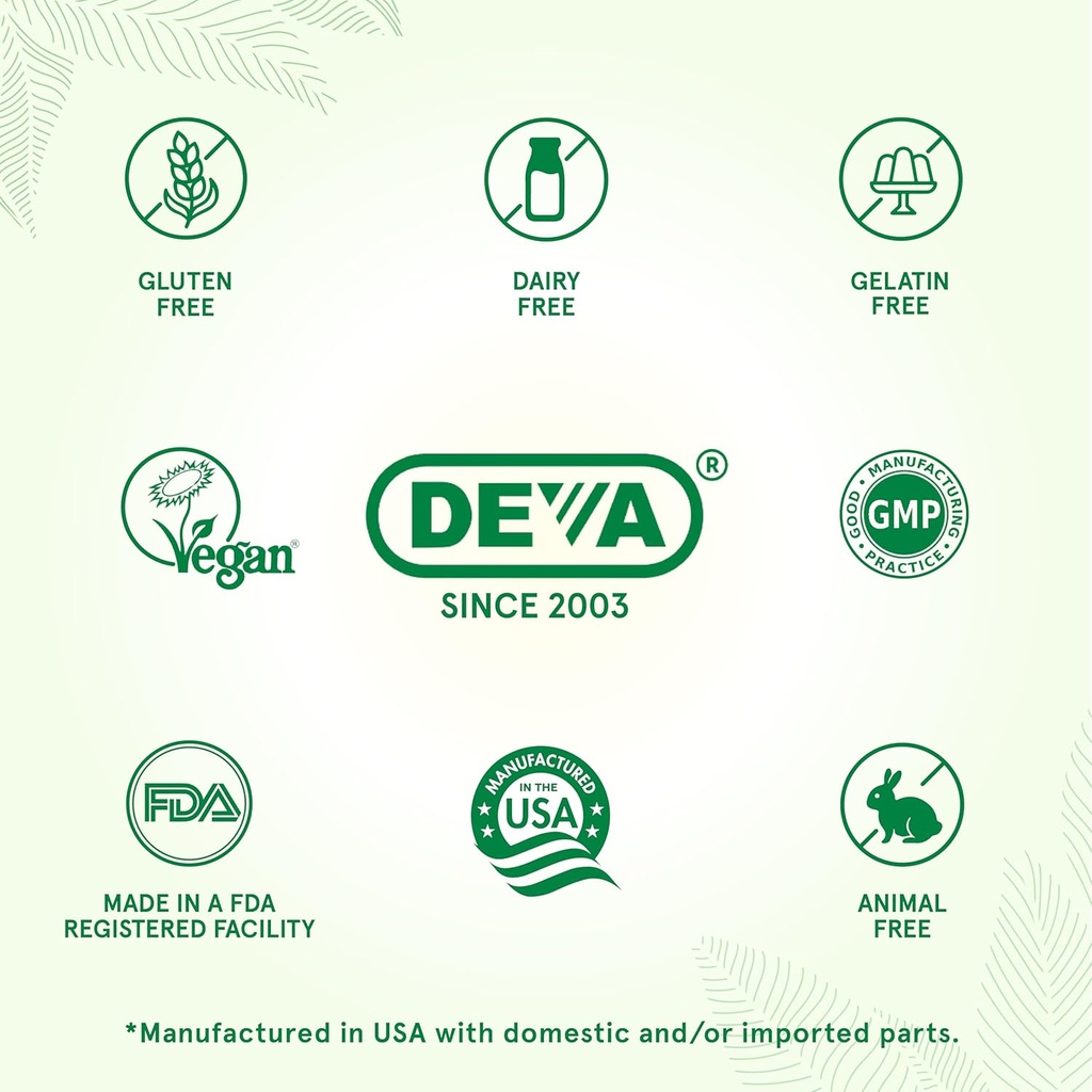 DEVA Vegan Virgin Hemp Seed Oil Capsules – Cold-Pressed, Unrefined, 90 Count 4
