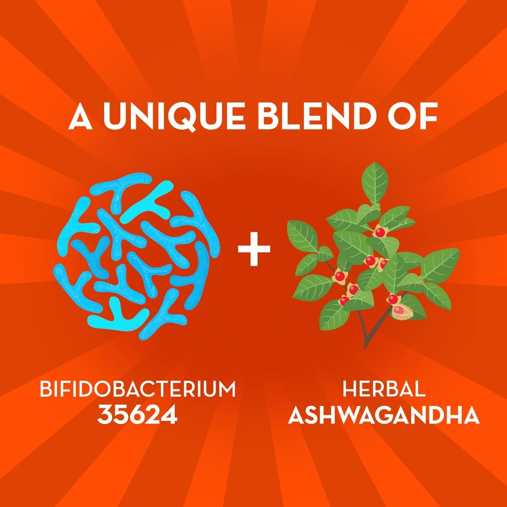 Align Probiotic, Digestive De-Stress, Probiotic for Women and Men with Ashwagandha, Helps with a Healthy Response to Stress, Gluten Free, Soy Free, Vegetarian, 50 Gummies (Pack of 2) 3