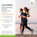 Terry Naturally CuraMed 750mg - Antioxidant Supplement for Brain & Heart Health - Supplement with High-Potency Curcumin Complex - Kidney, Liver & Immune Health Support - 60 Softgels (Pack of 3) 6