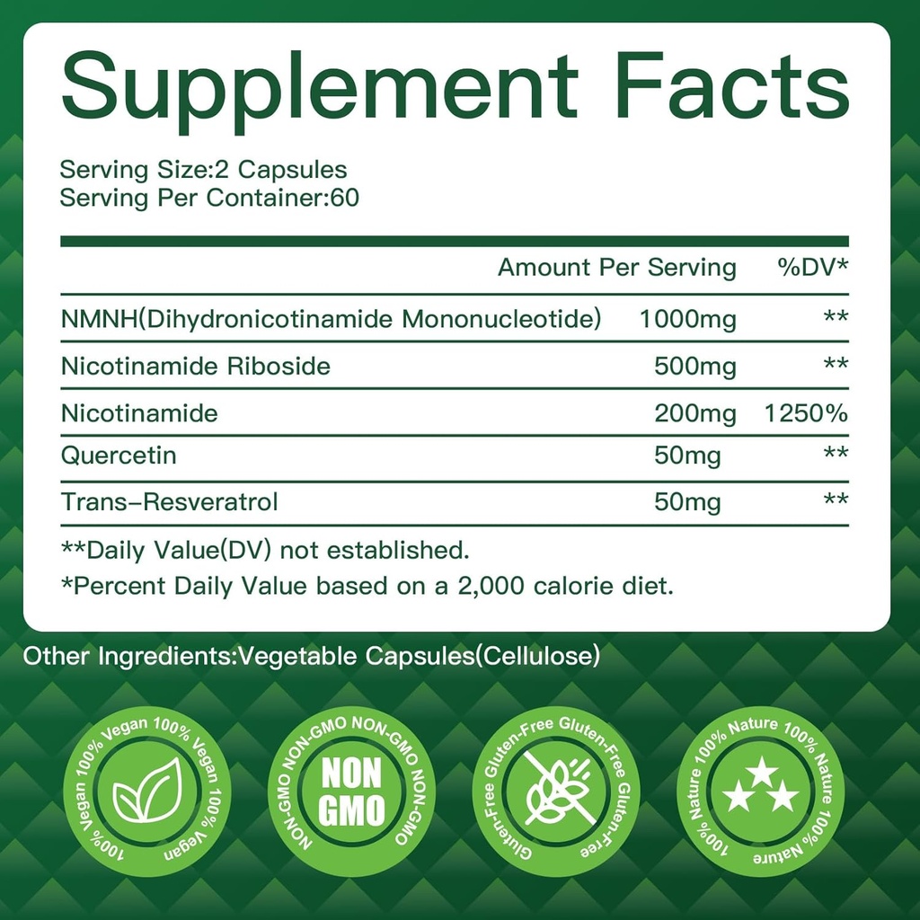 Magnesium Supplement,Magnesium Glycinate,Magnesium Capsules for Immune System,Energy Support, with Vitamin B6 and Magnesium Citrate,High Absorption,Vegan, Non GMO (120 Capsules) 6