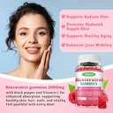 2000mg Organic Resveratrol Gummies for Women - Sugar Free Resveratrol-Nutritional-Supplements for Antioxidant Support, Cellular Health, Immunity, Brain & Energy, Raspberry Flavor, 60 Count 5