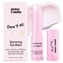 grace & stella Under Eye Brightener Balm Stick - Travel Size Toiletries - Retinol & Caffeine Eye Cream for Dark Circles, Puffiness, Wrinkles - Restore and Hydrate - Vegan Skincare (0.13oz / 3.5g) 2