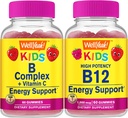 WellYeah B Complex Kids + Vitamin B12 Kids, Gummies Bundle - Great Tasting, Vitamin Supplement, Gluten Free, GMO Free, Chewable Gummy 2