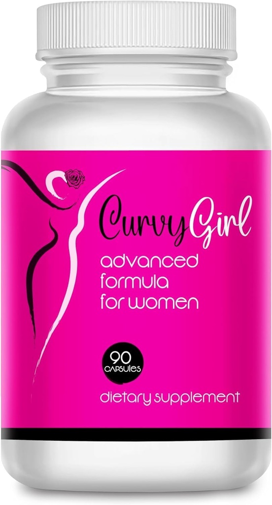 Curvy Girl- Female Weight Gain Pills- Hip and Breast Enhancement for Women- Get Your Curves Fast- Fill Out Your Jeans and Fit in That Swimsuit Without Surgery or Padding- 90 Capsules 2