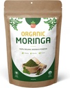 Organic Moringa Leaf Powder – USDA Certified Green Superfood | Natural Energy & Immune Support – Vegan, Non-GMO, Gluten-Free – Pure Raw Moringa for Smoothies, Teas, Cooking – 8oz Resealable Pouch 2