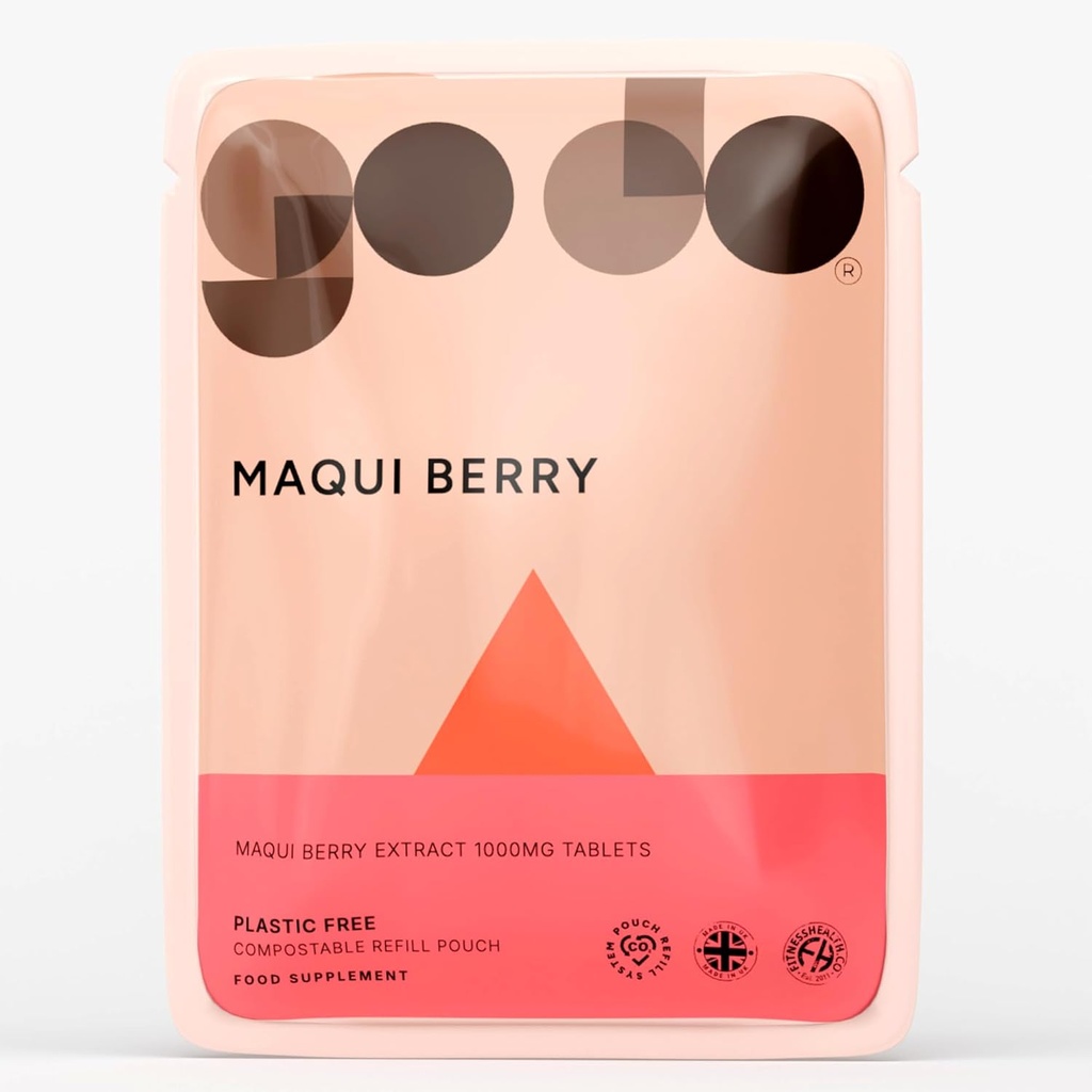 Fitness Health Maqui Berry Extract 120 Tablets 2000MG | Supplement for Energy Booster | Pure Maqui Berry | Manufactured in The UK 2