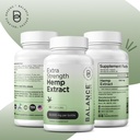 Balance Breens Hemp Extract Capsules 30,000 mg per Bottle - Natural Dietary Supplement Supports Brain Functions, Immune Support - Rich in Omega 3-6-9 Fatty Acids (60 Count (Pack of 1)) 4