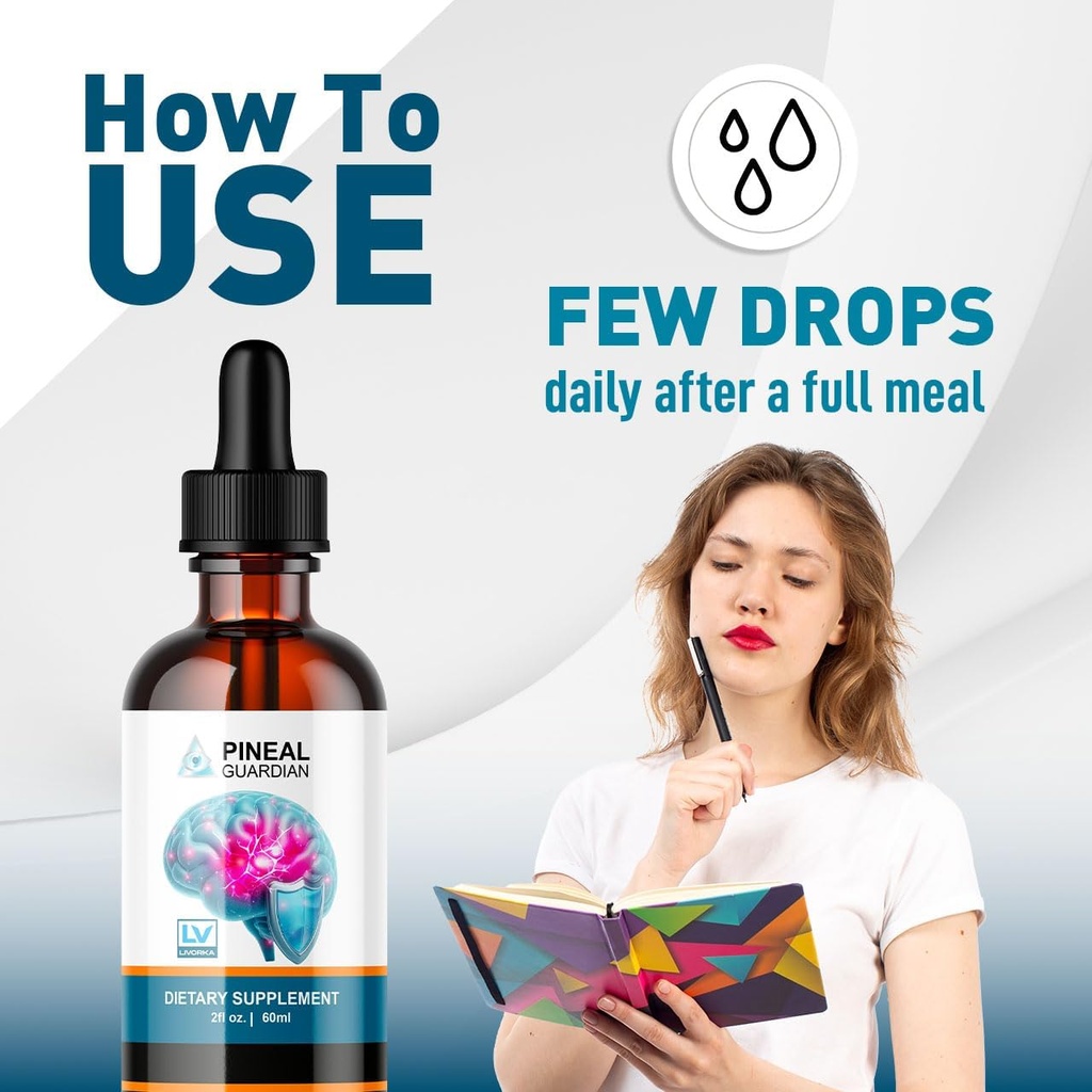 LIVORKA Pineal Guardian Memory Support Liquid Drops - 1 Bottle (30 Day Supply) 4