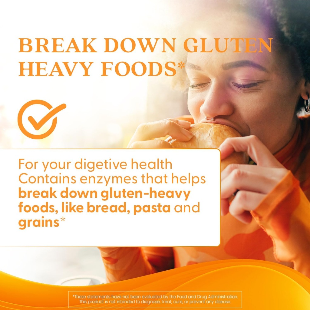 Doctor's Best Gluten Rescue with Glutalytic, Non-GMO, Vegan, 60 Count (Pack of 1) 6