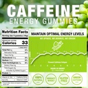 Punch'd Energy, All Natural Caffeine Gummies, 10 Gummies = 100mg of Caffeine per Pack (Box of 10) Clean Label, Green Coffee Energy Chews, Ultra Low Glycemic, Low Calorie, Vitamin C 5