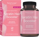 Reserveage Beauty Keratin Hair Booster with Biotin & Resveratrol - Hair & Nail Growth Supplement for Women - Supports Healthy Thickness & Shine with Biotin - 120 Capsules (60 Servings) 2