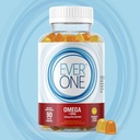 Omega Fish Oil Gummies for Adults and Teens with DHA - Support Brain and Cardiovascular Health Supplement - Vegan, Gelatin Free, GMO Free - Delicious Orange and Lemon Flavored with Omega 3, 6, and 9 3