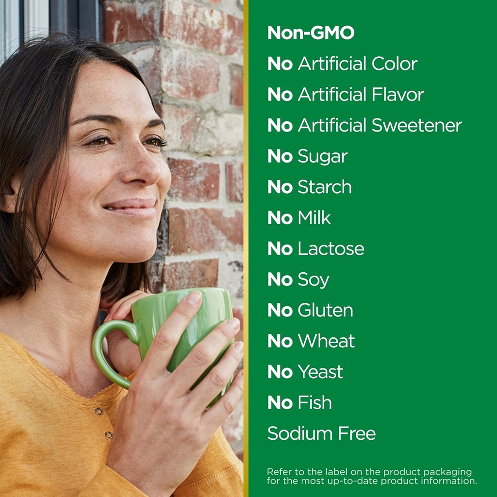 Nature's Bounty Green Tea Pills and Herbal Health Supplement, Supports Heart and Antioxidant Health, 315mg, 100 Capsules (Pack of 2) 4