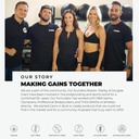 Gains in Bulk Workout Candy, Pre Workout Chews with Creatine and Caffeine for Energy, Focus, Muscle and Pump, Nitric Oxide Support, Supplements for Men and Women, Sour Fruit, 90 Vegetarian Chews 6