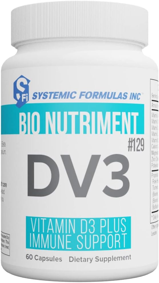 Systemic Formulas DV3 BioNutriment Vitamin D3 Plus Immune Support 2