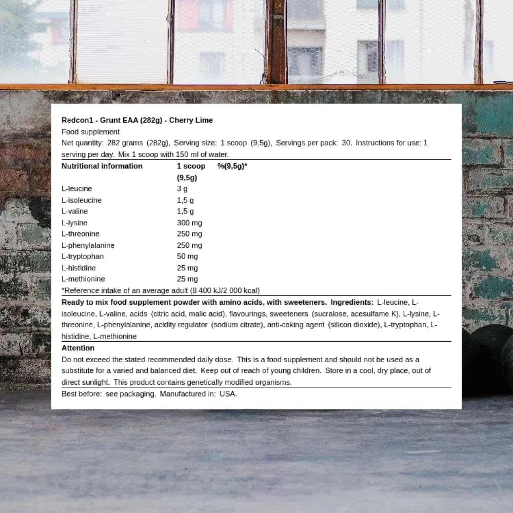 REDCON1 Grunt - Cherry Lime - 10.05 oz. 4