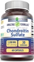 Amazing Formulas Chondroitin Sulfate 1200 mg Per Serving Supplement | Capsules | Non-GMO | Gluten Free | Made in USA (1 Pack, 60 Count) 2