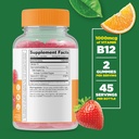 Lifeable Vitamin B12 + Phosphatidylserine (PS), Gummies Bundle - Great Tasting, Vitamin Supplement, Gluten Free, GMO Free, Chewable 3