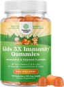 Natures Craft Organic Kids Immune Support Gummies - Vegan Organic Vitamin D Gummies for Kids with Vitamin C and Zinc for Immunity - D3 Zinc and C Gluten Free & Non GMO (120 Servings) 2