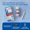 Mommy's Bliss Infants' Pain and Fever Reducer, Baby Acetaminophen, Dye Free, Delicious Mixed Berry Flavor, Ages 2+, 2 Fluid Ounces 3