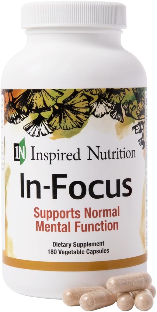 in-Focus - Supports Mental Clarity - No Caffeine - 180 Capsules 5