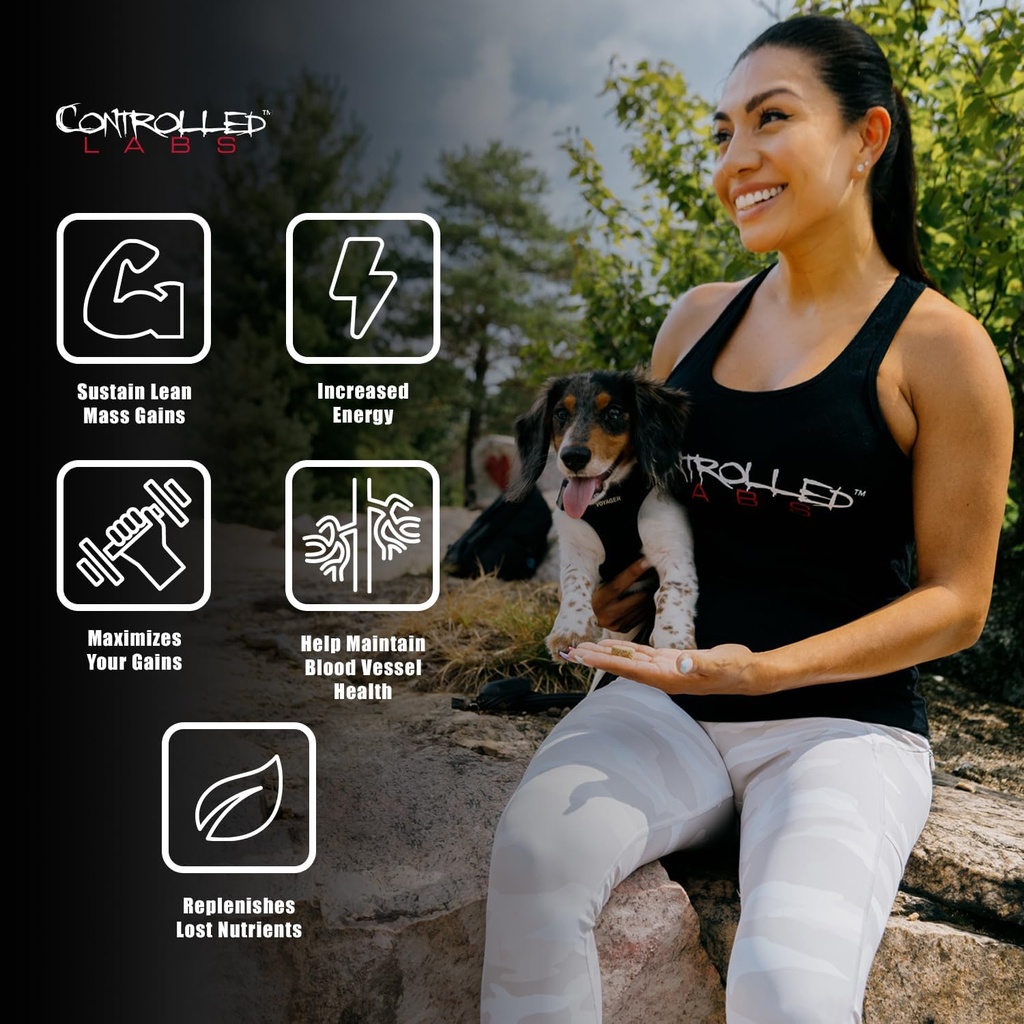 CONTROLLED LABS Orange Oximega Fish Oil Supplement 120 Softgels, EPA and DHA, 2000mg Omega- 3 Fatty Acids, Citrus-Flavor, Burpless Softgels 4