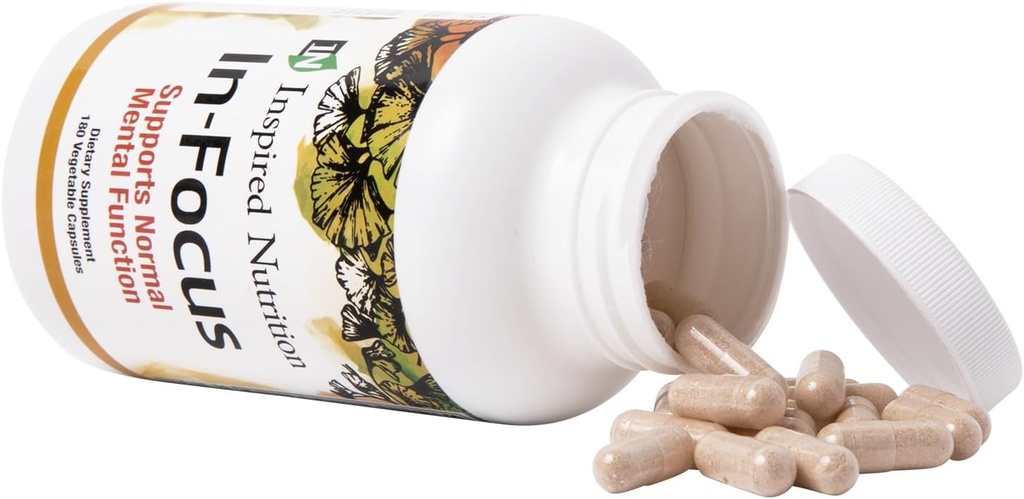 in-Focus - Supports Mental Clarity - No Caffeine - 180 Capsules 6