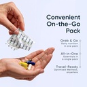 Planet 3 Vitamin Packs, Daily Vitamins for Both Men & Women, Energy, Immune & Heart Support | Multivitamin, Vitamin D, Omega 3, Probiotics, Biotin, B12 & More | Core Supplements | 120 Daily Packs 3