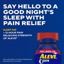 Aleve PM Sleep Aid Plus Pain Reliever Caplets, Naproxen Sodium & Diphenhydramine HCl, Nighttime, 120 Count 4