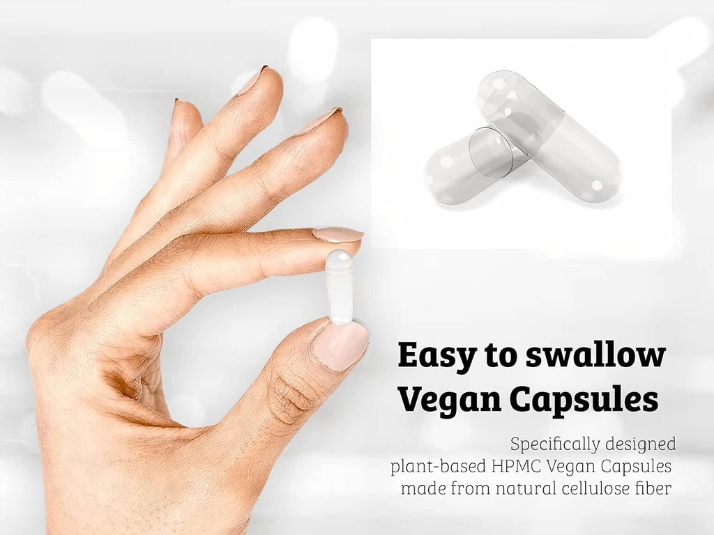 DR WAKDE'S Natural Health Care, London Vegetarian Capsules | Size 00 | 10000 Capsules | HPMC Clear | Vegan | Non-Gelatin | Available in 1000-70,000 Quantities | Make Your own Supplements 4