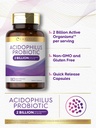 Carlyle Acidophilus Probiotic for Women & Men's Digestive Health | 2 Billion CFU | 180 Quick Release Capsules | Non-GMO & Gluten Free 5