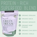 Philosophie Vegan Protein Powder - Green Superfood Powder with Hemp Protein, Spirulina & Maca Root Powder - Plant-Based, Organic Superfood Blend - Protein Powder for Meal Replacement Shake, 8oz 5