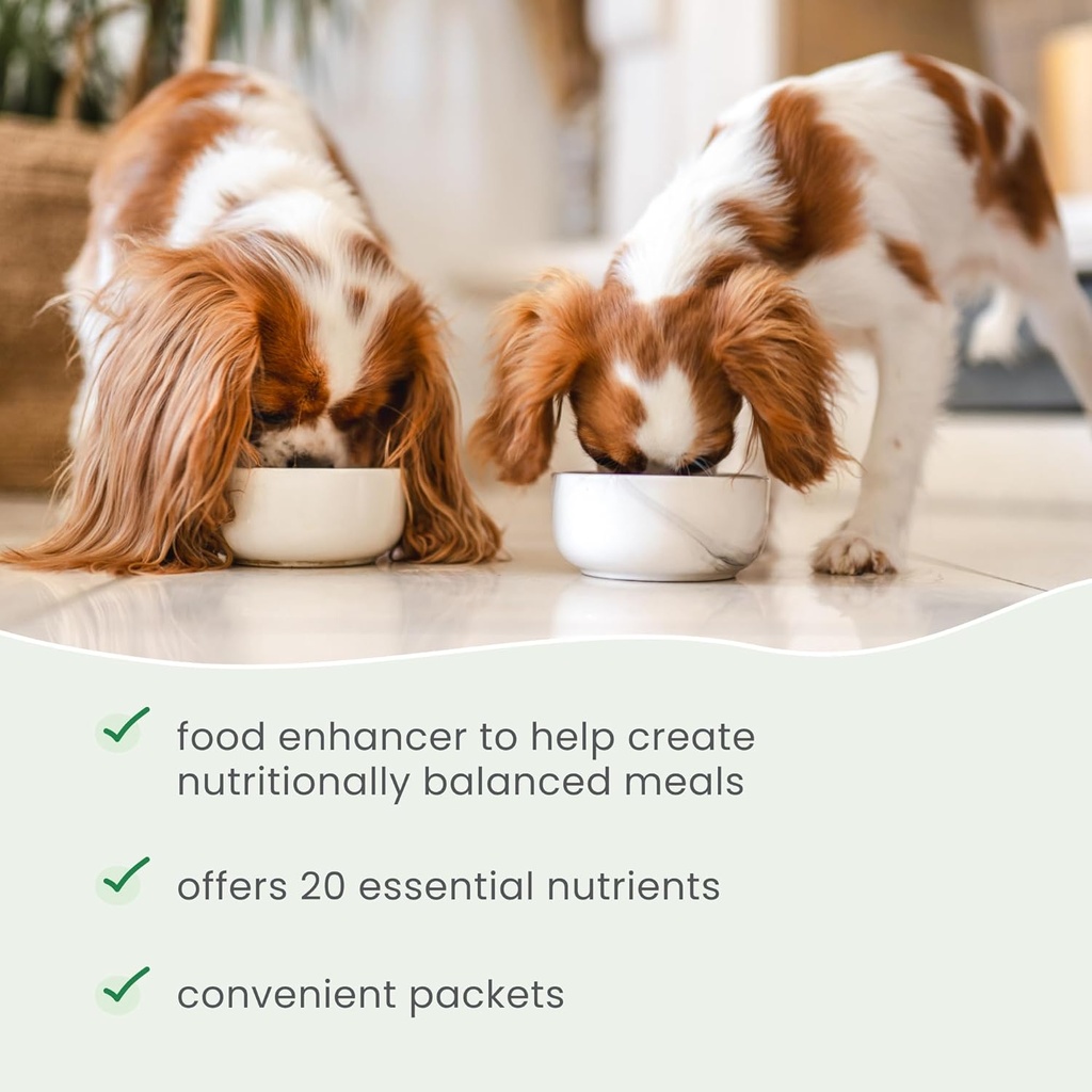 Dr. Mercola Bark & Whiskers Meal Mix for Adult Dogs, 8.09 Oz. (229.5 g), 30 Packets, Offers 20 Essential Nutrients, Promotes Digestive Health, Veterinarian Formulated, Non-GMO 5