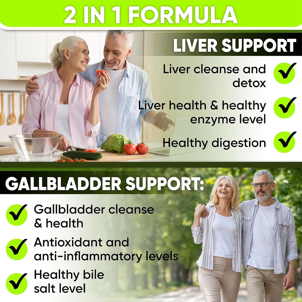 NutraPro Liver Health Formula and Gallbladder Support-Liver Cleanse Detox & Repair to Support Liver Renew 3