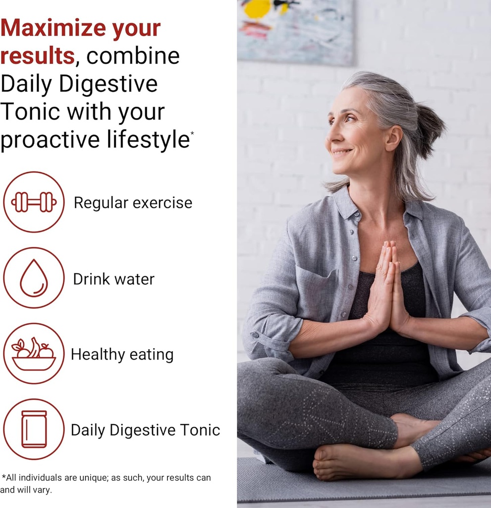 ACTIVATEDYOU Daily Digestive Tonic Kombucha - Support Healthy Digestion & Youthful, Long-Lasting Energy- Prebiotic Fiber, Probiotics, Postbiotics, Vitamin C, Berry Lemonade Flavor (30 Servings) 6