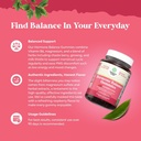 Hormone Balance for Women Gummies of All Ages - PMS Support Supplement for Women to Regulate Menstrual Cycle & Hormonal Balance Menopause & Mood Swings with Vitamin B6 & Dong Quai - 60 Chews - 3 pack 6