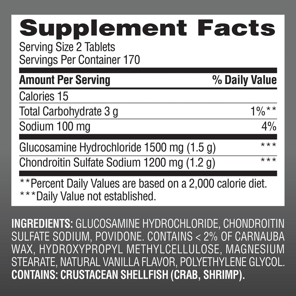 Members Mark Triple Strength Glucosamine Chondroitin (340 Count) 3