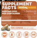 TUDCA+ Fadogia Agrestis+ Turkesterone & Tongkat Ali Fadogia Agrestis Potent Extract to Increase Energy, Digestive Health, Inflammation, Lean Muscle Growth & Recovery (60 Capsules) 6