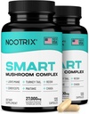 Nootrix Smart Mushrooms Complex Supplement | Supports Memory, Mental Focus, Cognitive Health & Energy | 27,000mg Organic Mushrooms | Lions Mane, Reishi, Cordyceps, Chaga & Turkey Tail | 240 Capsules 2