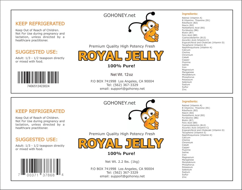 100% Pure Organic Fresh Royal Jelly Nutritious Superfood for Wellness and Beauty (4kg) 6