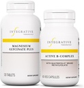 Integrative Therapeutics Bundle with Active B-Complex, 60 Capsules & Magnesium Glycinate Plus, 120 Tablets - Active B-Complex to Support Energy Metabolism* - Support Brain Health, Heart Health & Nerve 2