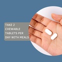 Zen Ear Tinnitus Relief for Ringing Ears - Chewable Ear Health Herbal Supplement with Magnesium, Zinc, B Complex, Bioflavonoids - Reduce Noise & Promote Clarity - 60 Tablets (30 Servings) 6