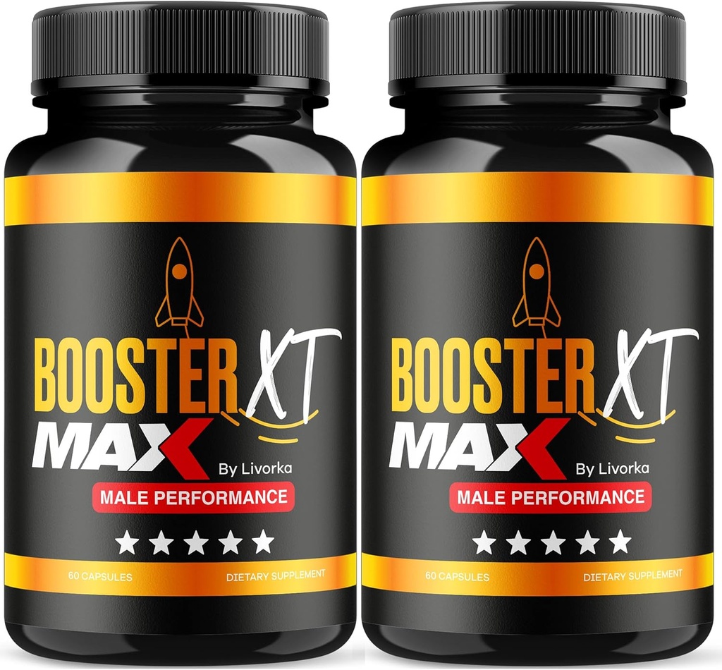 (2 Pack) Booster XT For Men, MAX Strength Men's Supplement, Booster XT, Booster XT for Men Reviews, BoosterXT, Booster XT Reviews, Buster XT, Booster X T Capsules Pro Supplement Pastilla, 120 Capsules 2