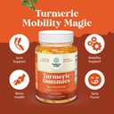 Bundle of G-Curve Breast and Butt Enhancer Pills May Support Voluptuous Curves and Turmeric Gummies for Adults Peach Flavor - Extra Strength Joint Support Gummies with Turmeric Curcumin 6