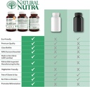 Natural Nutra Cal-Mag Citrate with Vitamin D3,1000/500 mg Complex, Strengthen Bone Density, Muscle and Nerve Health, Help Maintain Healthy Teeth, Highly Bioavailable Sources, 250 Vegan Tablets 6
