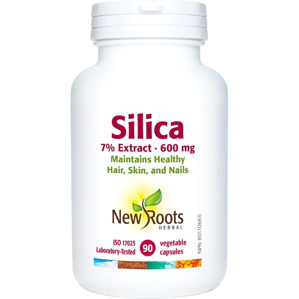 NEW ROOTS HERBAL Silica 7% Extract 600Mg, 90 CT 2
